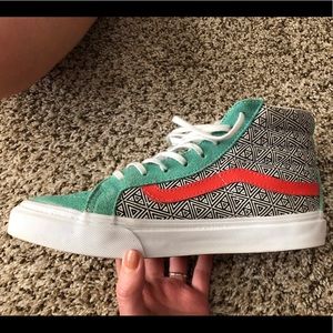 Suede and Leather Sk8-Hi Vans